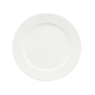 Schonwald 9130029 - 11-3/8" Round Porcelain China Plate, White, Microwave/Dishwasher Safe - 6/Case