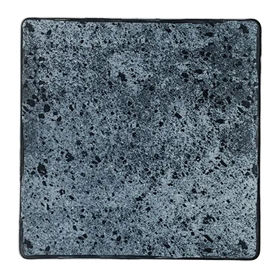 Schonwald 9131520-63076 Square China Plate, 7.875" Coupe Rim, Blue Stone Porcelain – 6/Case