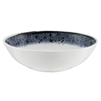 Schonwald 9133168-63076 Blue Stone Porcelain Bowl, 7" Dia, 27 oz, Round, Scratch‑Resistant - 6/Case