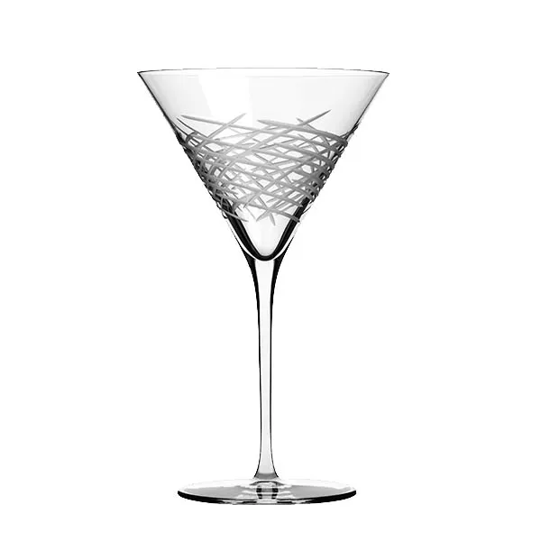 Reserve by Libbey 9136/69477 - Crosshatch Martini Glass, 10" Oz, ClearFire™ Glass, HD2 Rim - 12/Case