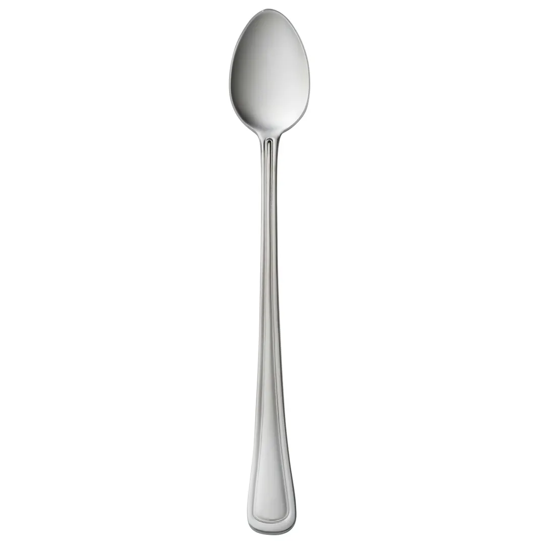 Libbey 918-021 Iced Tea Spoon, 7-3/8" Length, 18/0 Stainless Steel, Rim, World Collection - 36/Case
