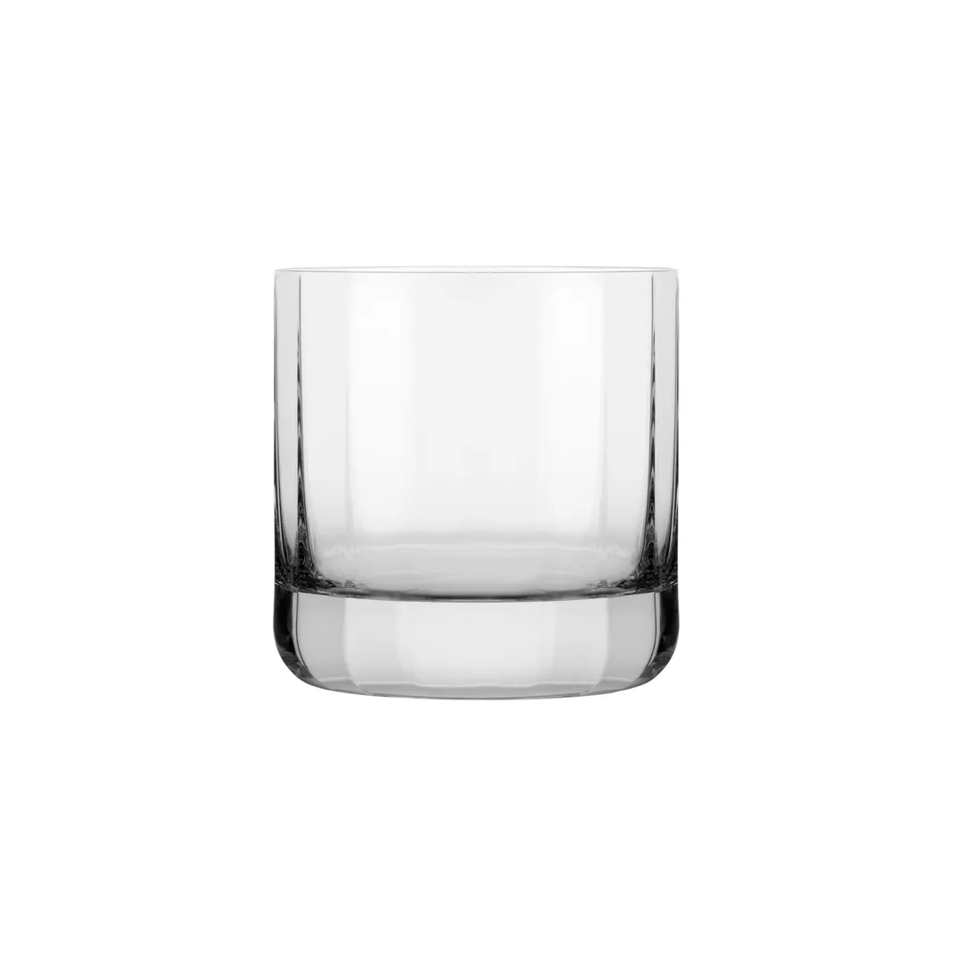 Libbey 9183 Double Old Fashioned Glass, 12 oz Radius, 3-5/8" H x 1 1/2" T x 2⅔" B Glass - 12/Case