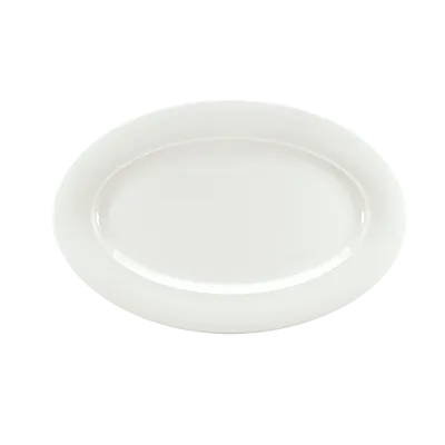 Schonwald 9192034 - Oval China Platter 12" x 9", Vitrified Porcelain, White™ Finish - 6/Case