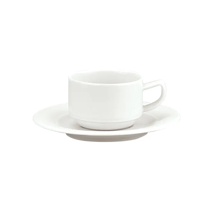 Schonwald 9195109 - Avanti Gusto 3 oz Espresso Cup, 2.5" x 1.63" (Dia), White Porcelain - 12/Case