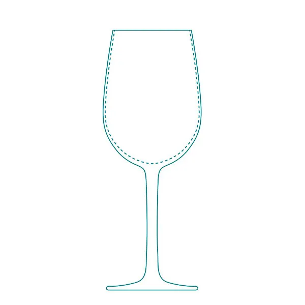 Reserve by Libbey 9233 Contour Wine Glass, 16‑19 oz Stemmed, 9" Height, HD2 Rim, Tempered - 12/Case