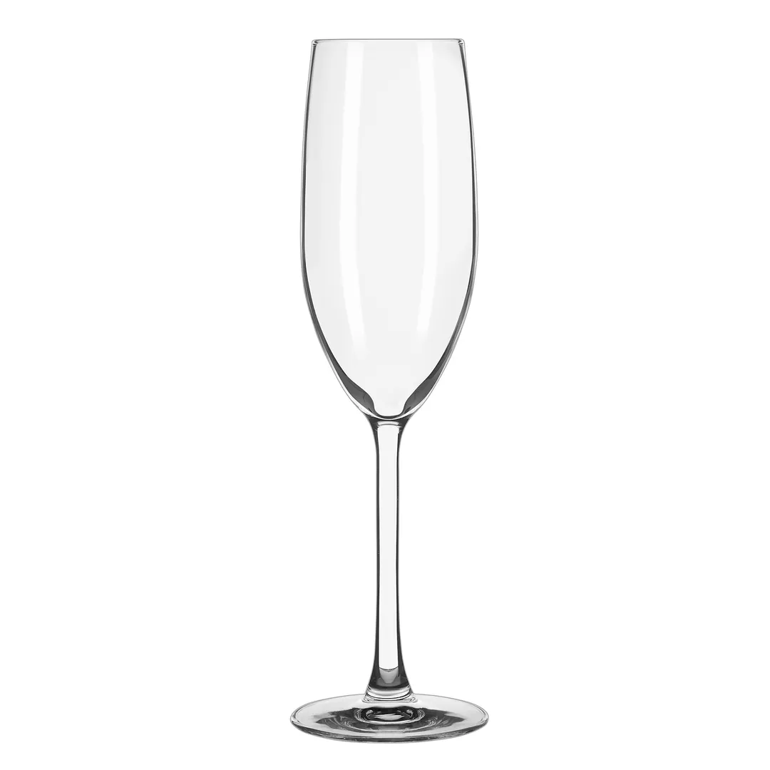 Reserve by Libbey 9236 - 8 oz ClearFire™ Flute Wine Glass, Tempered, 9" Height, Stem Base - 12/Case