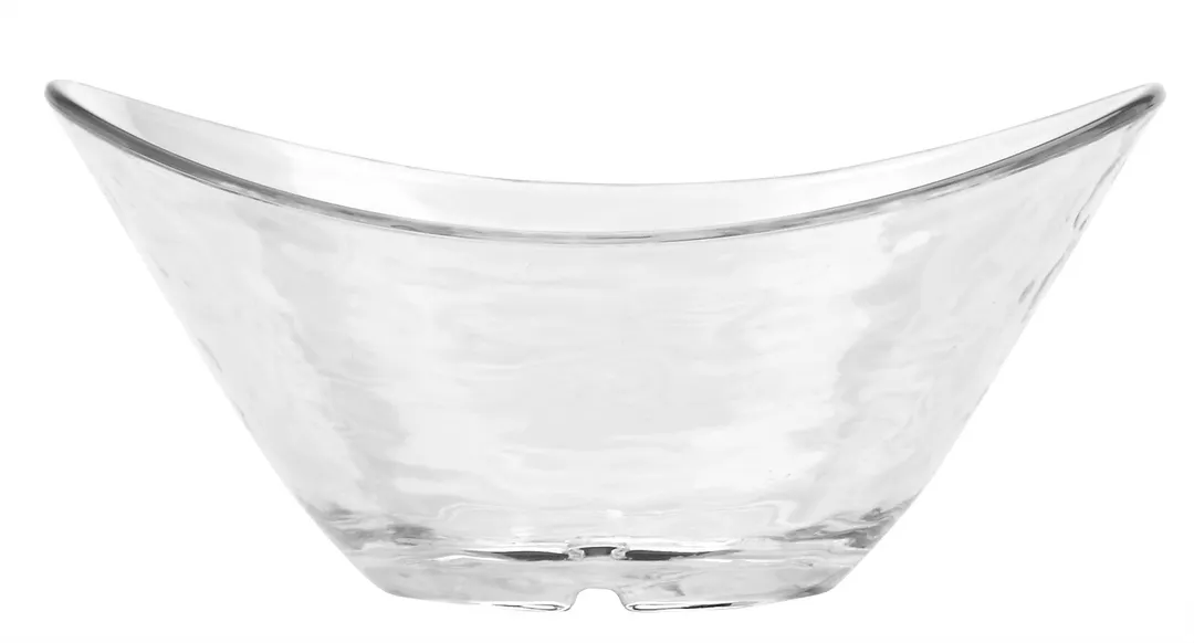 Libbey 92396 - Oval Snack Dish, 5" x 4½" x 2⅜" Tritan™ Dishwasher Safe, BPA‑Free - 12/Case