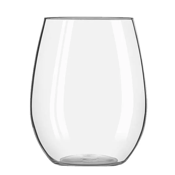 Libbey 92426 - 15 oz Stemless Wine Glass, Tritan™ Plastic, Dishwasher & Freezer Safe, - 12/Case