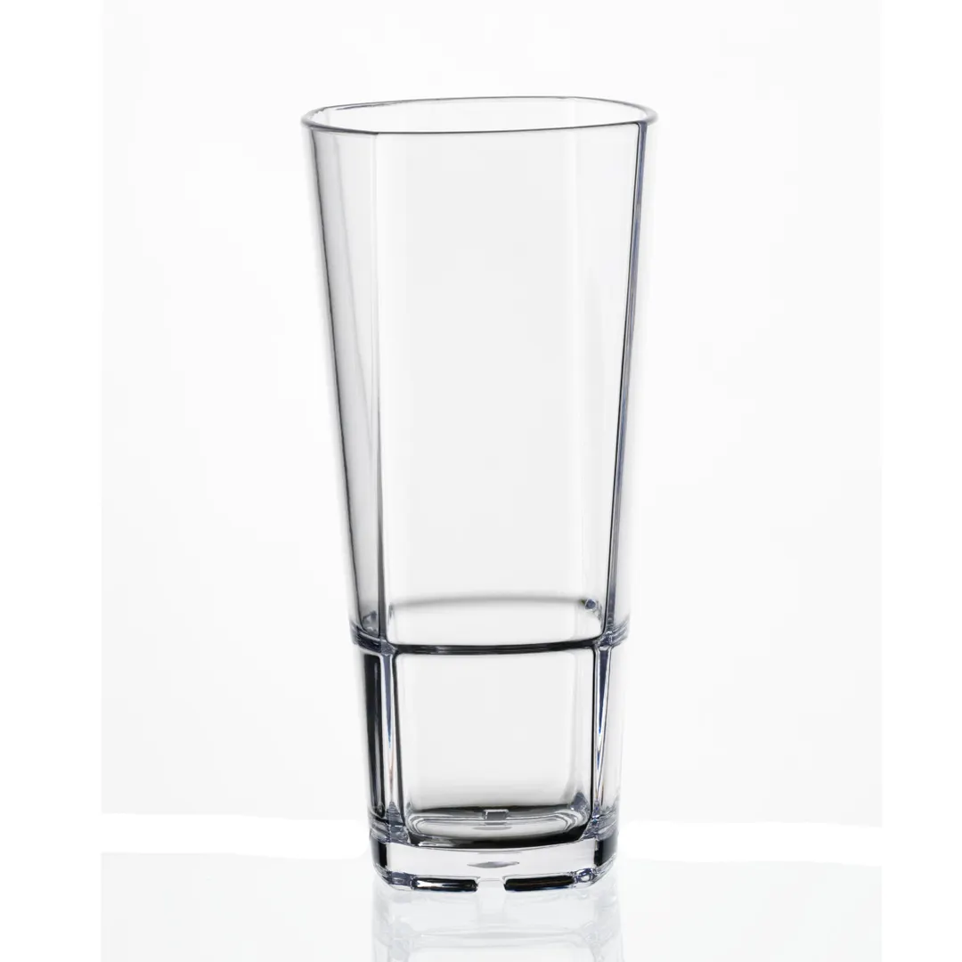 Libbey 92443 - 12 oz Tritan™ Glass, Stackable, Dishwasher Safe, 6" H x 2-3/4" T x 2" B - 12/Case