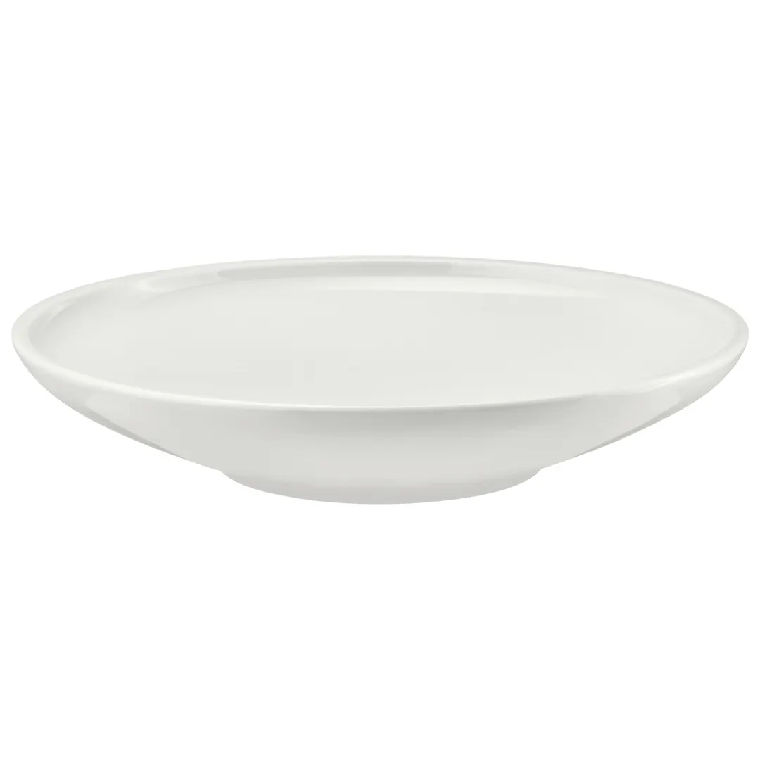 Schonwald 9251328 - 52‑Oz Round Porcelain Bowl, 11" Dia x 2" H, White Finish, Microwave Safe - 6/Case