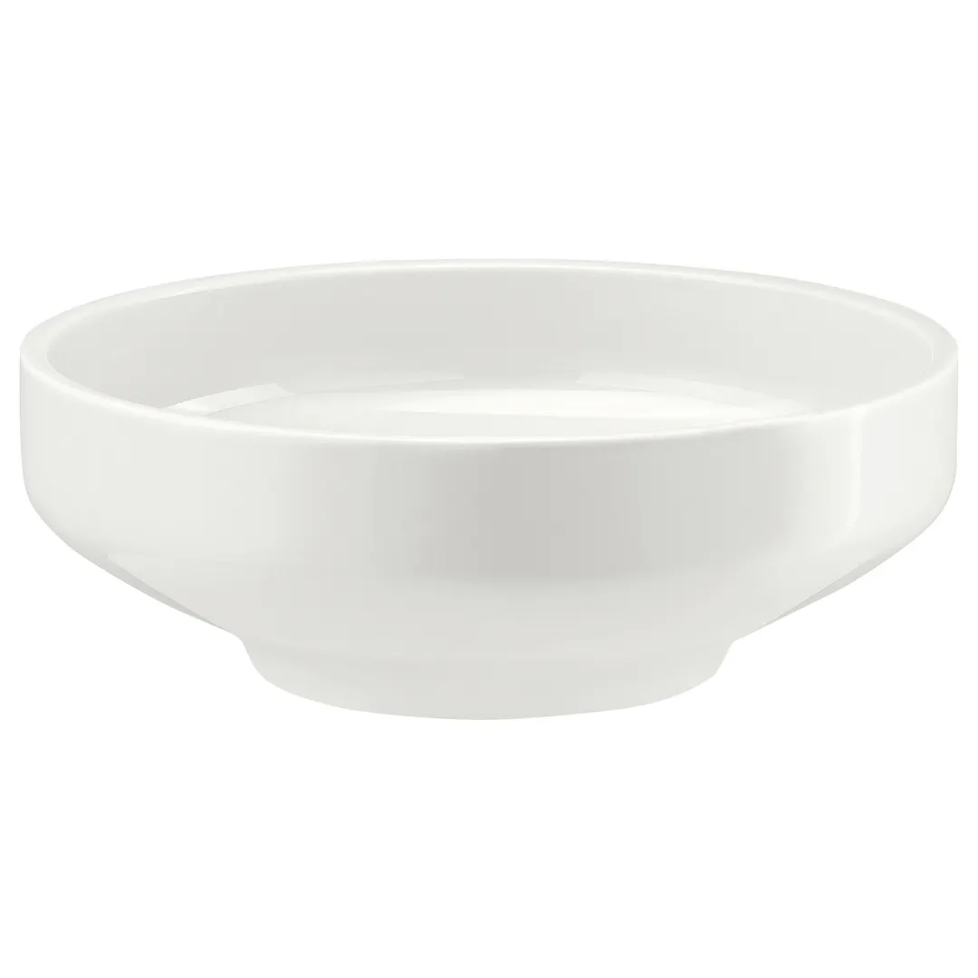 Schonwald 9256612 Shiro China Bowl, 9 oz (4¼" dia × 1¾" H) Porcelain White – 12/Case