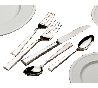 Libbey 926-053 Conde Butter Spreader, 6‑3/4" Hammered Handle, 18/8 Stainless Steel, 4.5 mm - 12/Case