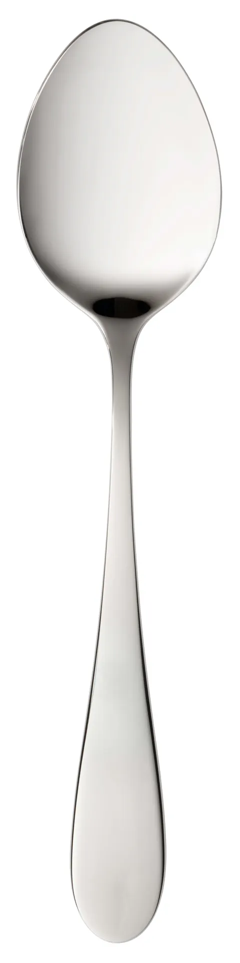 Libbey 927003 Serving Spoon, 8‑3/5" Stainless Steel, Santa Cruz™ Collection, Handle - 12/Case