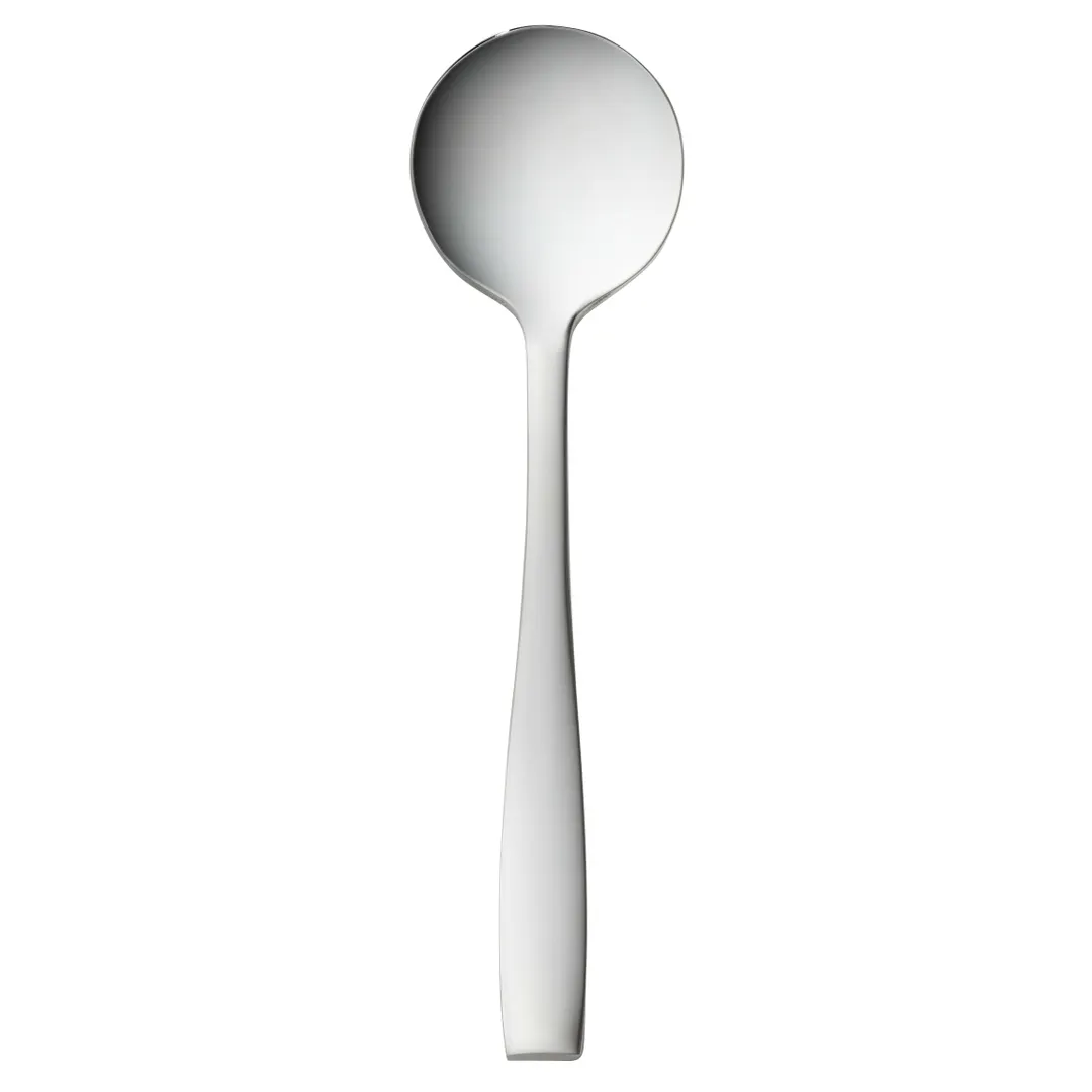 Libbey 929016 Bouillon Spoon - 6-5/8" 18/8 Stainless Steel, Quartet World Collection - 12/Case
