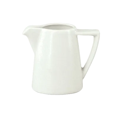 Schonwald 9304715 Creamer Pitcher, 5 oz Porcelain, White™ Event Pattern, With Handle - 12/Case