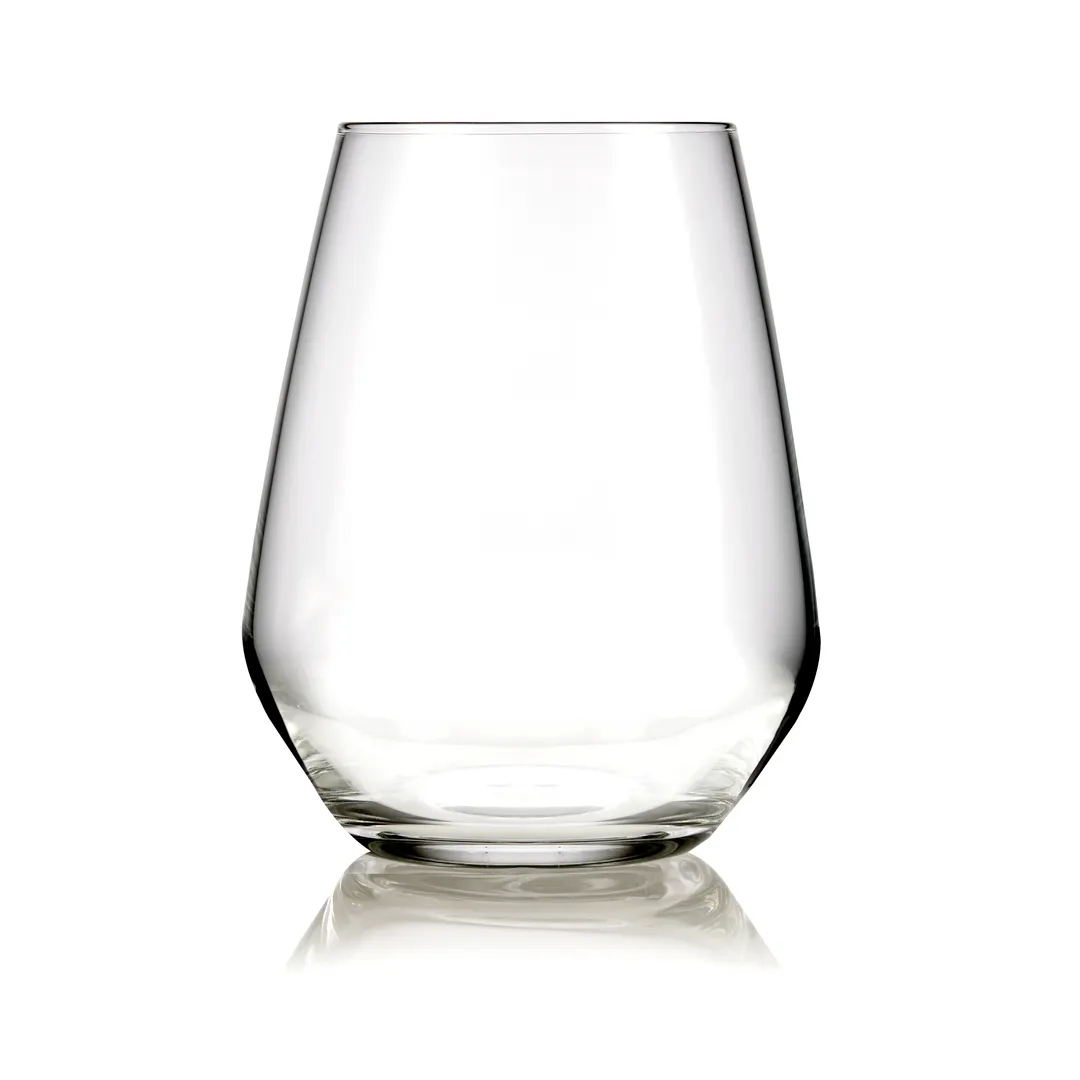 Reserve by Libbey 9318 - Stemless Wine Glass, 18‑Oz, 3¼" Height, Tempered ClearFire™ Glass - 12/Case