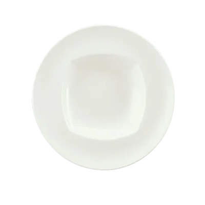 Schonwald 9320126 - 10" Round Porcelain Bowl, 10‑1⁄4 oz, Continental White™ Event Pattern - 6/Case