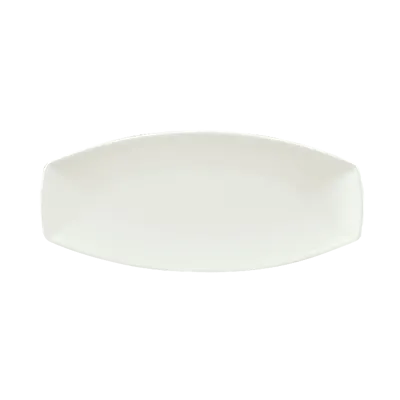 Schonwald 9322229 - China Tray, 11 3/8" x 4 7/8", Porcelain, Continental White, 6/Case