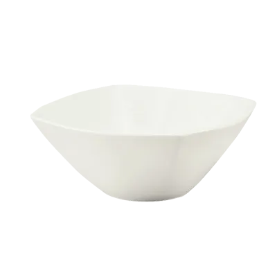 Schonwald 9323278 - Square Porcelain Bowl, 9" x 9" (78 oz / 9 qt), White™ Finish - 6/Case