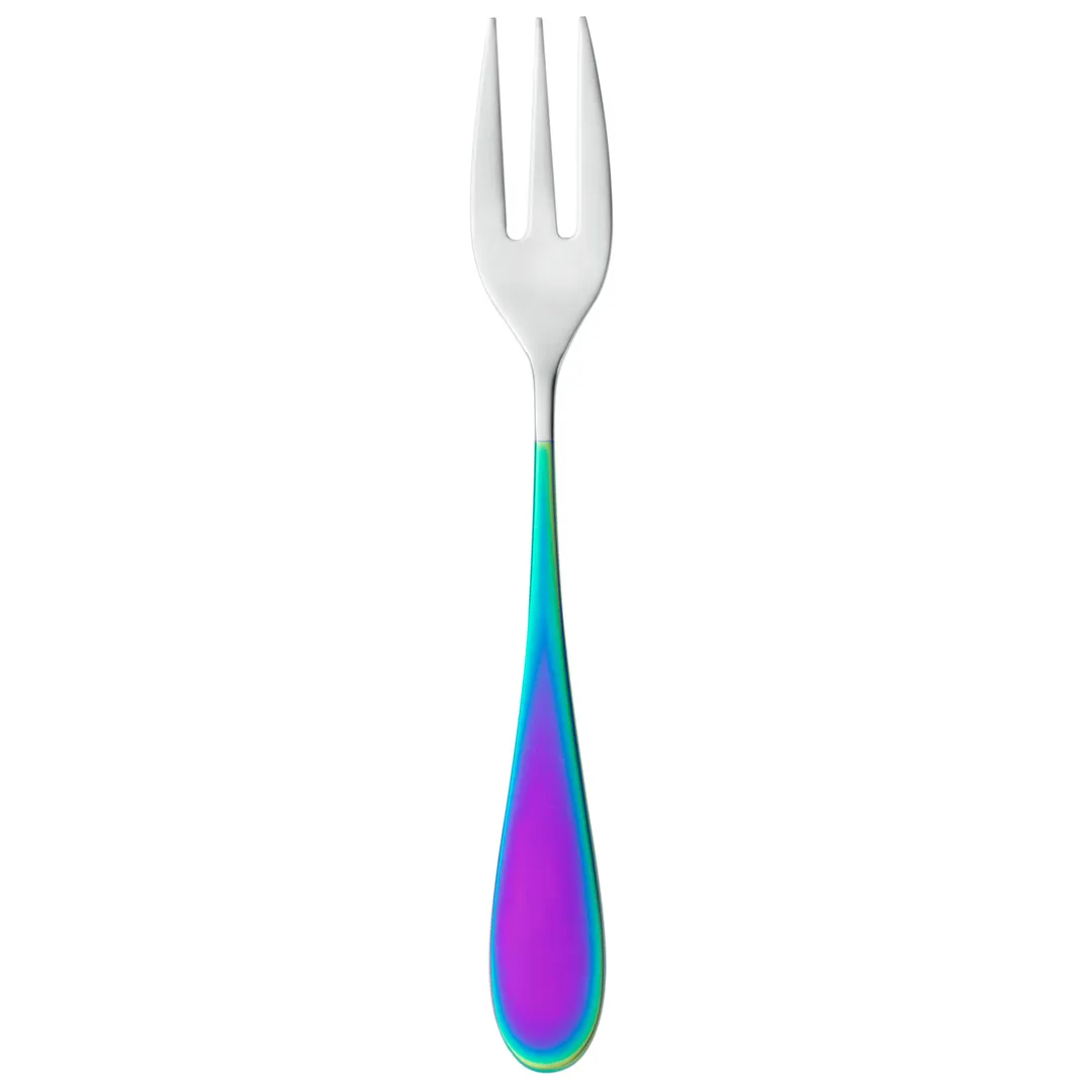 Reserve by Libbey 933 029 Cocktail Fork, 6" PVD Handle, 18/10 Stainless Steel, 4.0 mm Thick - 12/Case