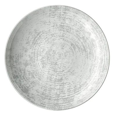Schonwald 9331217-63070 China Plate, 6-2/3" Round Coupe Rim Porcelain, Structure Grey - 12/Case