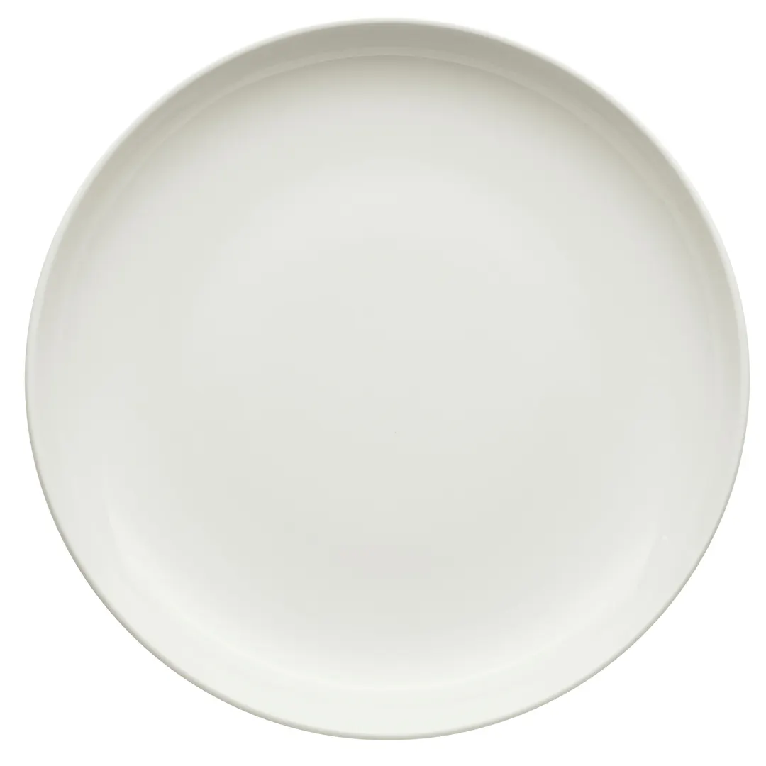 Schonwald 9331424 - 9½" Round Porcelain Plate, Coupe Rim, White Microwave & Dishwasher Safe - 6/Case
