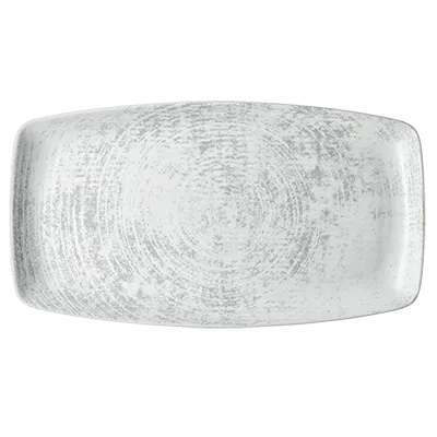 Schonwald 9332336-63070 - Porcelain Platter, 14" x 7" Grey, Scratch‑Resistant, Narrow Rim - 6/Case