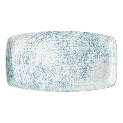 Schonwald 9332336-63072 - Oblong Porcelain Platter 14" x 7" Blue, Scratch‑Resistant Rim - 6/Case