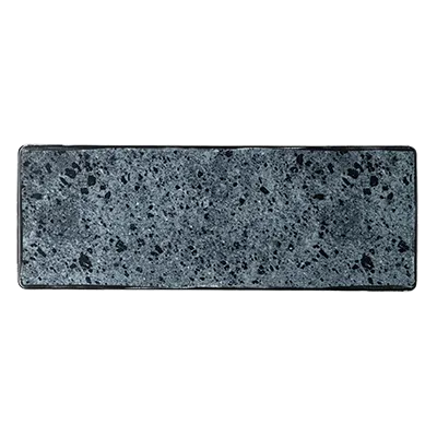 Schonwald 9332630-63076 Rectangular China Platter 11-3/4" x 4-1/4" Porcelain Stone Finish - 12/Case