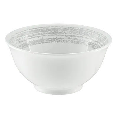 Schonwald 9336664-63070 Round Porcelain Bowl, 5" (10 oz) Structure Grey, Scratch‑Resistant, 12/Case