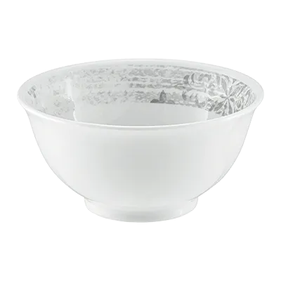 Schonwald 9336664-63071 - 5" Round Porcelain Bowl, 10‑1/8 oz Grey, Chic, Scratch‑Resistant - 12/Case