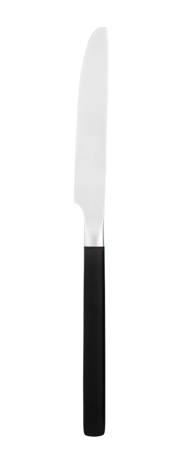 Reserve By Libbey 934-5501 Dinner Knife, 8-3/4" Black PVD Handle, 18/10 Stainless Steel, Solid - 12/Case