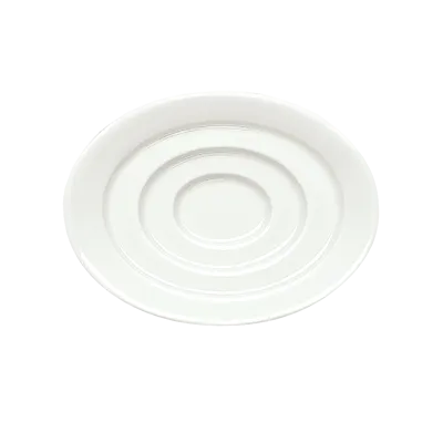 Schonwald 9356210 - Olive Oil Dish, Oval Porcelain Plate 3.875" x 2.875" Continental White, 12/Case