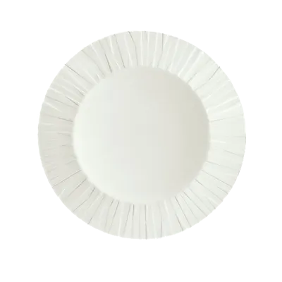 Schonwald 9360076 - 10¼" Round Porcelain China Plate, Continental White™ Finish, Sold per 6/Case