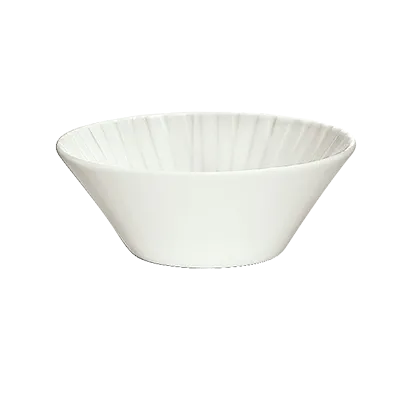 Schonwald 9363165 - 6" Round Porcelain Bowl, 16 oz, Continental White™ Character Pattern, 6/Case