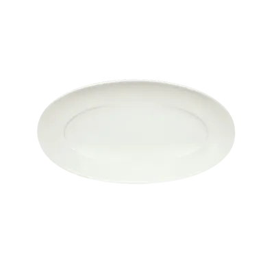 Schonwald 9392226 - Oval Porcelain Platter 10½" x 5½", Continental White™ Grace Pattern - 6/Case