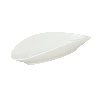 Schonwald 9392622 Oval China Tray, 8½" x 3⅞" Porcelain, Continental White™ Grace Pattern - 12/Case