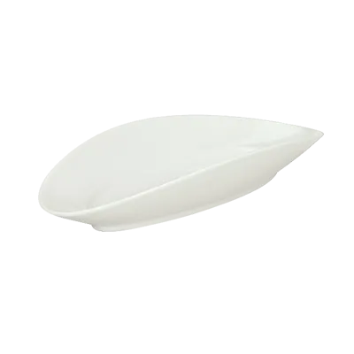 Schonwald 9392630 Oval China Tray, 11-7/8" x 5-3/8" Porcelain, Continental White™ - 6/Case