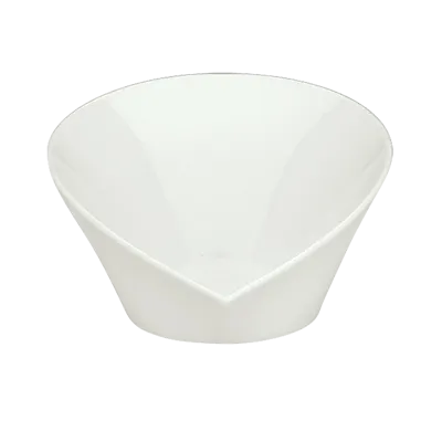 Schonwald 9396115 Calla Bowl – 5‑3/4 oz, 3" Diameter Porcelain, Grace Pattern White - 6/Case
