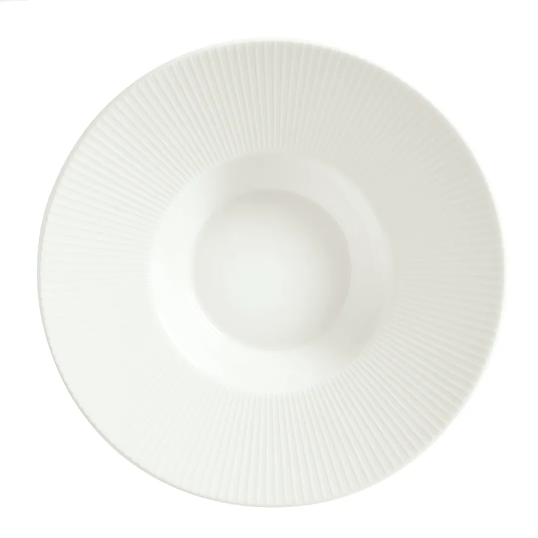 Schonwald 9400116 Continental White Porcelain Bowl 6.5" Dia x 1.5" H 2.5 oz Round Deep Rim - 12/Case