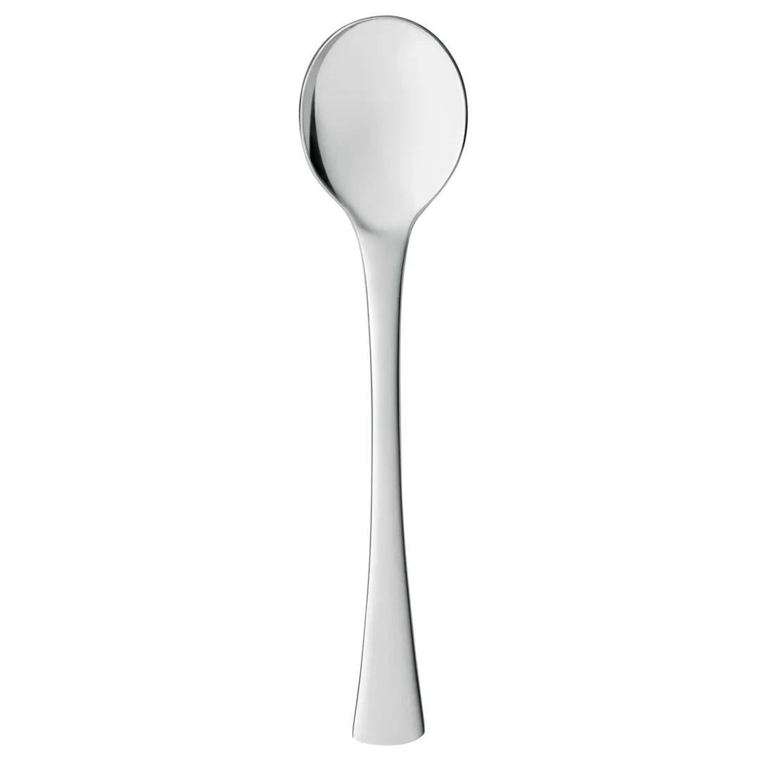 Reserve by Libbey 944016 Soup Spoon - 6‑3/8" Mirror 18/10 Stainless Steel - 12/Case