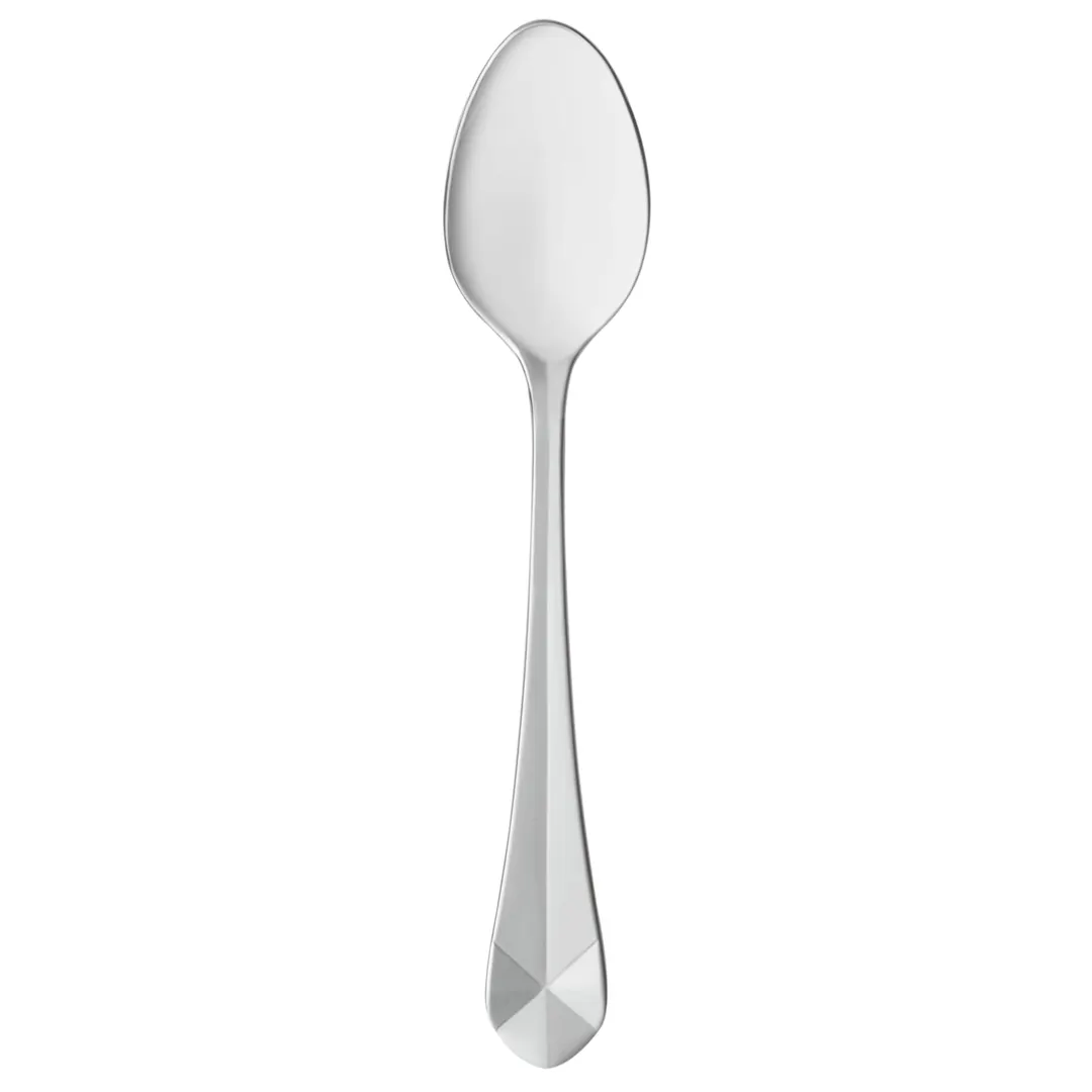Reserve By Libbey 945007 - Demitasse Spoon, 4‑3/8" Faceted, 18/10 Stainless Steel Finish - 12/Case