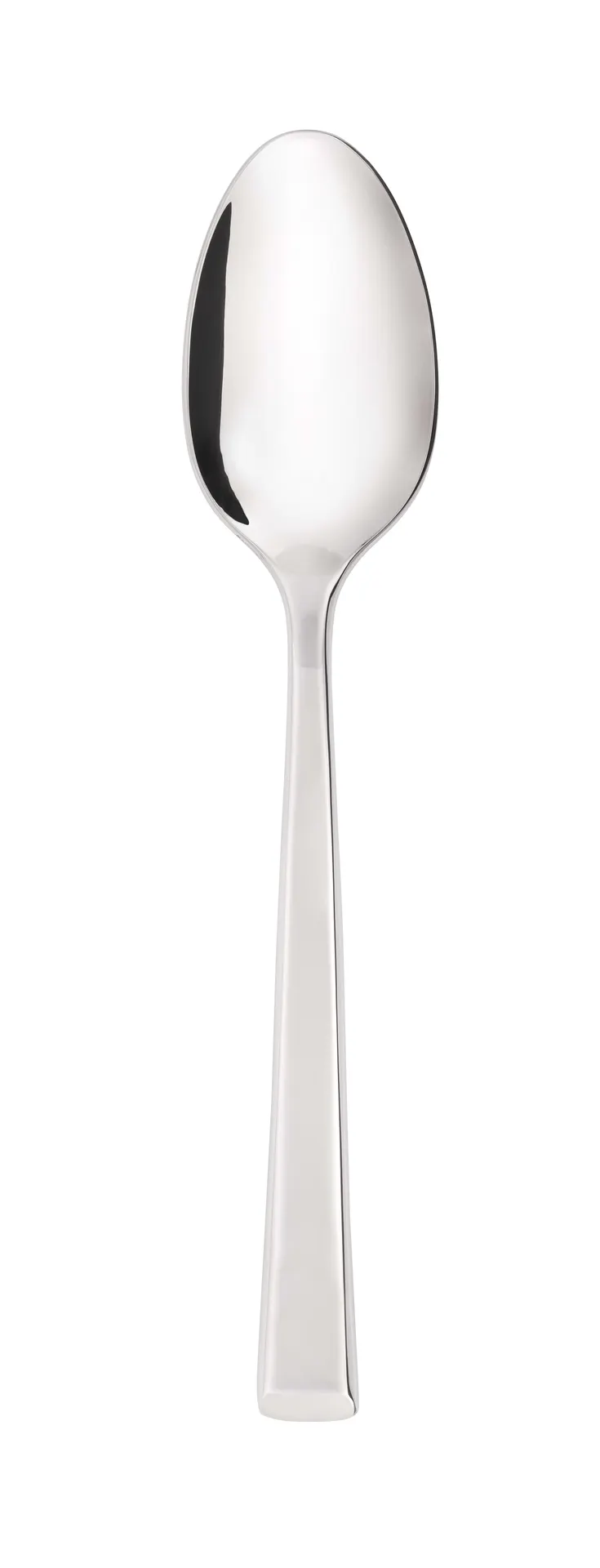 Reserve By Libbey 947 002 Dessert Spoon - 7-1/4" Beveled Edge, 18/10 Stainless Steel Mirror Finish - 12/Case