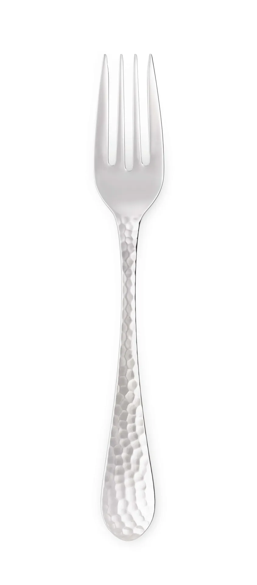 Reserve by Libbey 949-038 Salad Fork, 6" Hammered Texture, 18/10 Stainless Steel Finish - 12/Case