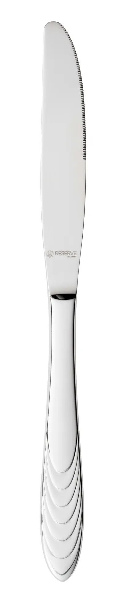 Reserve by Libbey 950 5501 Knife - 8¼" 13/0 Blade 18/10 Solid Handle, Mirror Finish - 12/Case