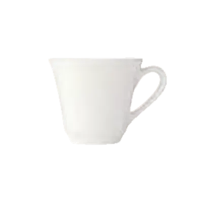 Libbey 950002505 Tea Cup – 8 oz, 4½" Dia × 3⅛" H, Porcelain, White Royal Rideau, - 36/Case