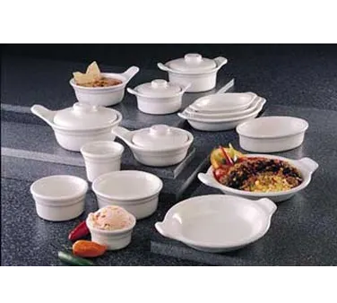 Libbey 950027738 - Casablanca Pot Pie Dish, 6 oz (4¾" Dia x 1⅝" H), China, Safe to 350°F - 36/Case