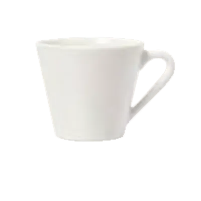 Libbey 950033506 - 7 oz Porcelain Tea Cup, Rideau™ Slenda® Pattern, 4"3/8" Dia x 3" H - 36/Case
