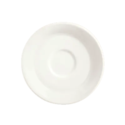 Libbey 950033588 Porcelain Saucer, 5.5"-5.99" Dia, White Body, Slenda® Pattern, Vitrified, - 36/Case