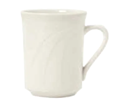 Libbey 950038005 China Mug, 8.5 oz, 4" Dia x 3-3/4" H, Flint, Cascade™ Pattern – 36/Case